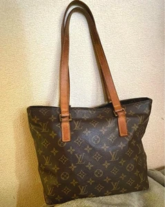 LOUIS VUITTON Monogram Canvas PVC Leather Cabas Piano Tote Shoulder Bag M51148 - Picture 1 of 15