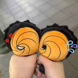 Naruto Uchiha Obito 10 cm Muñeco de Peluche Relleno Vestir Anime Peluche Llavero YZ - Imagen 1 de 1