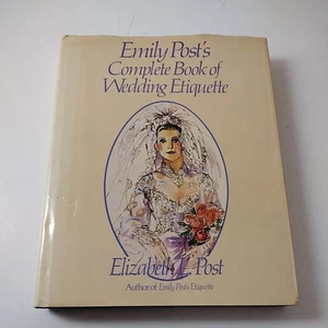 Vintage 1982 Emily Post's Complete Book of Wedding Etiquette HC Dust Jacket - Bild 1 von 10