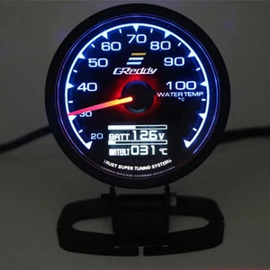 Ladedruckanzeige Greddi 62mm Autozähler Multi D/A Digitalanzeige Wassertemperaturanzeige - Bild 1 von 35