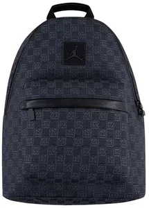 $100 Nike Air Jordan Monogram Logo Jacquard Backpack 20L Luxury Travel Black - Picture 1 of 14