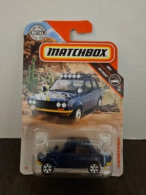 2020 Matchbox '70 Datsun 510 Rally #73/100 Blue MBX Off-Road VHTF JDM 1970 510 - Image 1 of 3
