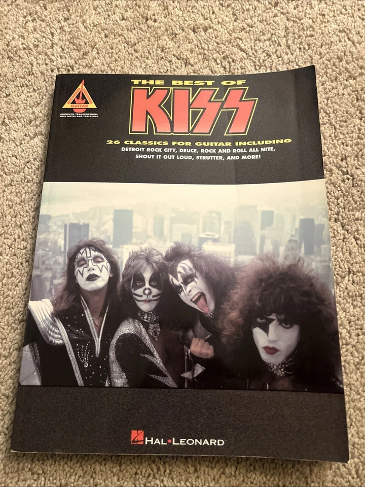 The Best of Kiss Sheet Music Guitar Piano Voice Tablature Songbook 000694903 - Image 1 of 4