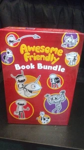 Diary of an Awesome Friendly Kid 3 Book Set By Jeff Kinney -Ages 7-12 Hardcover - Picture 1 of 3