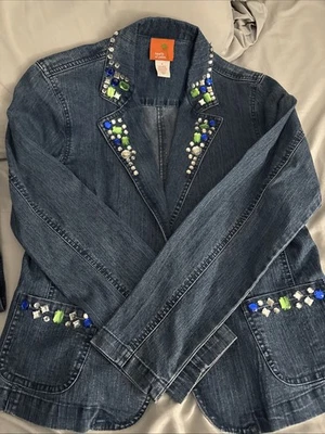 Chaqueta vaquera adornada Hearts of Palm para mujer talla 6 Foto 1 de 4