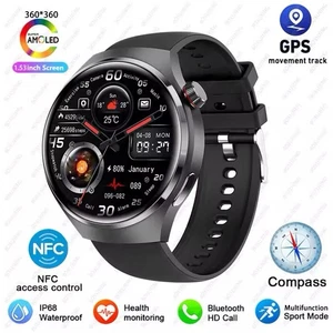Smart Watch GPS Bussola Tracker AMOLED Bluetooth Chiamata Uomo Donna - Foto 1 di 6