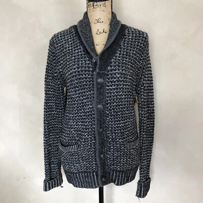 Rag & Bone black, gray, white cardigan sweater size small - Image 1 of 4