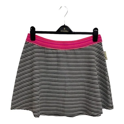 Falda Tenis Bethany Mota Junior Blanca y Negra Línea A Talla XL Foto 1 de 4