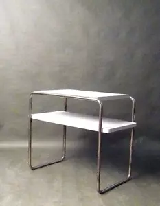 THONET Tisch B12 vernickelt 1930 - Bild 1 von 7