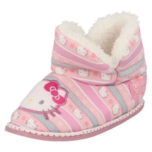 Girls Multi Coloured Spot On Slipper Boots Pink Multi: X2R038 - Picture 1 of 9