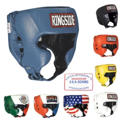 Ringside Amateur SGCO USA Boxing Competition Sparring Headgear Head Gear