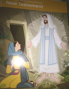 Bible Stories Coloring ACTIVITY BOOKLET from the NEW Testament for CHILDREN - Imagen 1 de 4