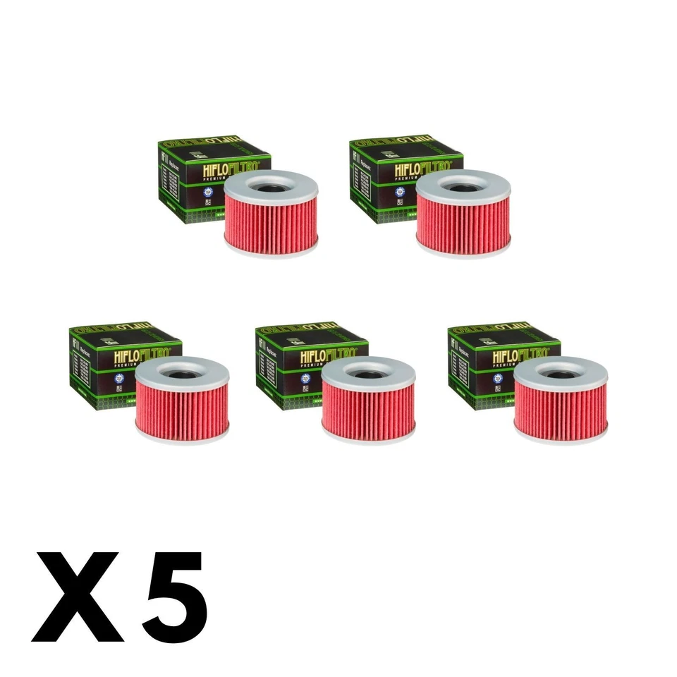 5 Pack Hiflo Oil Filter for Honda CBR300R/CBR300R 2015-2016 - Imagem 1 de 1