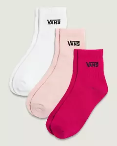 Paquete de 3 calcetines Vans OTW para mujer/niña media tripulación cerezas jubileo talla 6,5-10 - Imagen 1 de 3