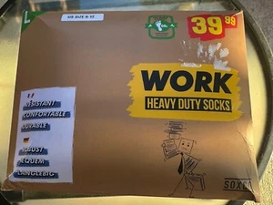 Calze da lavoro uomo resistenti 6-12 grandi 10 paia di calze da lavoro tedesche - Foto 1 di 6