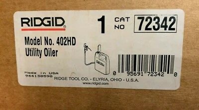 Ridgid 402HD Utility Oiler 72342 适用于一加仑和五加仑容器 — 第 1/3 张图片