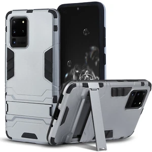 Impact-Resistant Bumper Case w/Kickstand for Samsung Galaxy Note 20/S20 Ultra/S8 - Picture 1 of 16