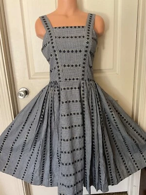 Vintage 1950s Dress Gay Gibson Fit & Flare Sundress - Image 1 of 4