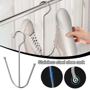 Hanging Shoe Rack Stainless Steel Shoe Drying Artifact Drying Shoe Hook - Picture 1 of 12