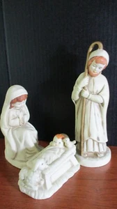 LUND's LITES 3 pezzi FIGURINE PRESEPE con GIUSEPPE, MARIA E BAMBINO GESÙ - Foto 1 di 6