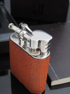Dunhill Sports Lighter Tan Leather Wrap - Boxed - Picture 1 of 9