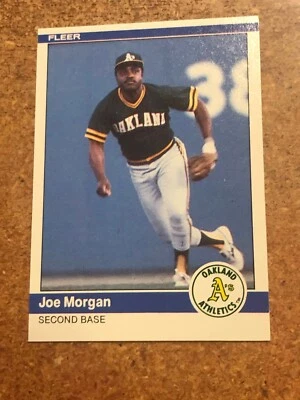 1984 Fleer Update Baseball # U-80 Joe Morgan - Image 1 of 2