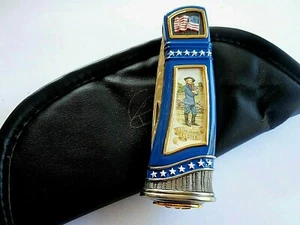 FRANKLIN MINT : MAJ. GEN. GEORGE A. CUSTER COLLECTOR KNIFE  - Picture 1 of 11