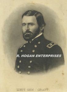 Vintage 1860er BÜRGERKRIEG GENERALLEUTNANT ULYSSES S. GRANT CDV KARTE FOTO N3A - Bild 1 von 3