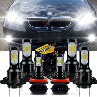 FOR BMW 328i 325xi 330xi 2002-2005 2006 faro LED + Kit de bombillas antiniebla - Image 1 of 4