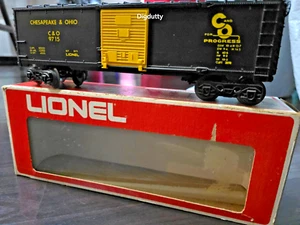 Lionel 6-9715 O Gauge Chesapeake & Ohio Boxcar - Excellent! - Picture 1 of 20