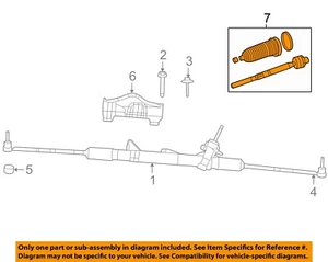 CHRYSLER OEM 11-20 CV Steering Gear Linkage-Inner Tie Rod 68157856AA - Picture 1 of 2