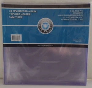 (5) CSP 5 mm starr 33 U/min Schallplatte Topladerschutz neu neu in Verpackung High Impact - Bild 1 von 2