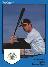 1989 Tacoma Tigers ProCards #1544 Rich Bordi