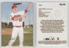 2016 Topps Legacies of Baseball Vault Metals Purple Logo /50 Mike Trout #VM-48