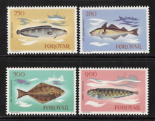 1983 Faroe Islands Fish Stamps Set of 4 SG 85/8 MUH
