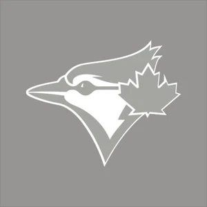 Toronto Blue Jays #3 MLB Team Logo 1 Color Vinyl Decal Sticker Car Window Wall - Picture 1 of 7