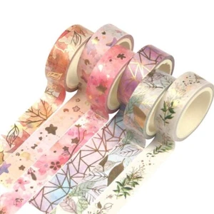 YUBBAEX 12 Rollen Regenbogen Washi Tape 12 Rollen Masking Tape Klebeband Bunt - Bild 1 von 2