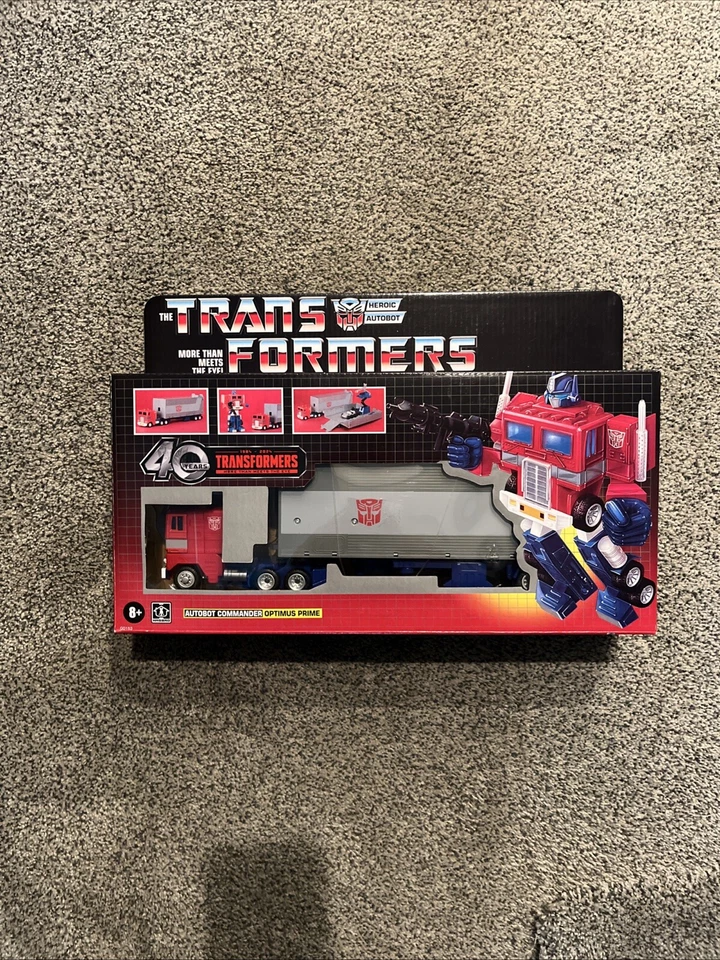 Hasbro Transformers G1 Optimus Prime 40th Anniversary 2024 Reissue