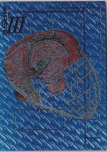 03-04 BAP Memorabilia Dominik Hasek Mask III Between The Pipes Red Wings 2003