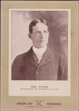 1902-11 Sporting Life Cabinets (W600) Fred Clarke Hall of Famer    Reprint