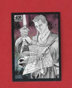 2022 Topps Star Wars Chrome Galaxy Base Sketch Variations by Daniel Govar BV-100 - Bild 1 von 1