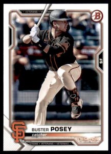 2021 Bowman Base #6 Buster Posey - San Francisco Giants