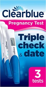 Clearblue Pregnancy Triple Check, 2 Ultra Early Tests & 1 Weeks Indicator Test - Picture 1 of 13