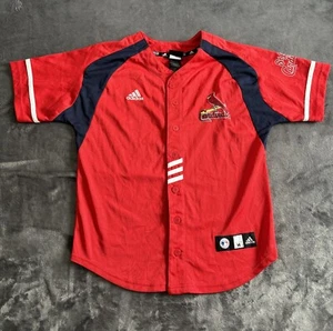 Adidas St. Louis Cardinals Jersey Boys Size Medium 10-12 - Picture 1 of 7