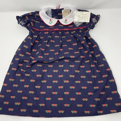 The Beaufort Bonnet Company 女孩 4T 冬青日装法兰绒善良的心 — 第 1/4 张图片