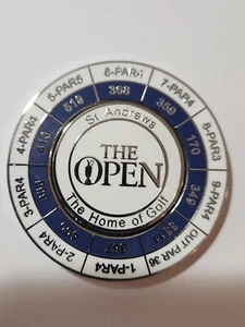 Open Championship St. Andrews Mondomark Coin 2 Sided Ball Marker "Home of Golf" - Picture 1 of 5