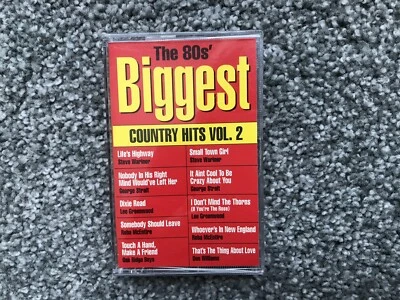 The 80’s Biggest Country Hits  Cassette Vol. 2 George Strait  Reba McEntire  VG - Image 1 of 4
