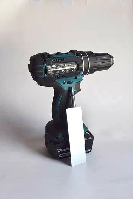 Piccolo miscelatore vernice agitatore paletta finitura zinco cromato - Immagine 1 di 1