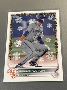 2022 Topps Holiday Gosuke Katoh Rookie NM - Picture 1 of 2