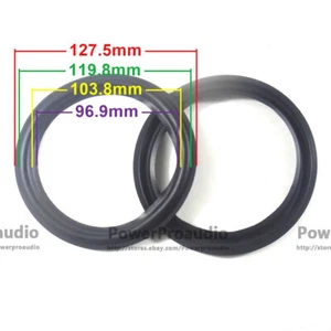 2pcs 5 Inch Rubber surround DIY Fit For MA RCOM Speaker 127-119-103-97MM - Picture 1 of 5